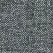 Woven gray fabric texture with repeating irregular shapes, subtle tonal variations, and a rough surface pile; label reads "swan > fabric (f) > f 950 31."